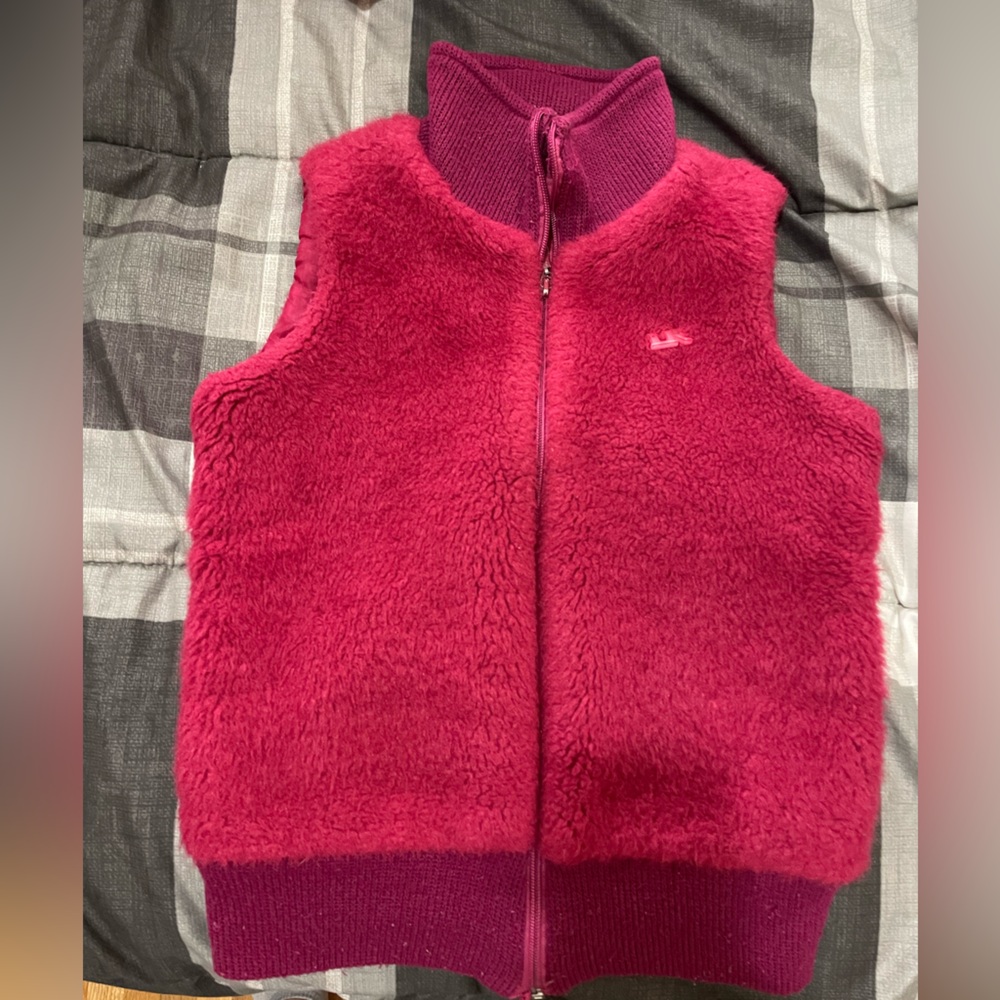 Pink Fleece Vest